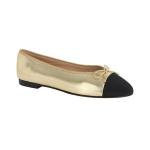 Tiffany & Fred Paris Leather Ballet Flat, Gold